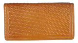 Leather WalletTAN STITCHED BASKETWEAVE ROPER'S WALLET - Saddle StyleCatalog 2019Coblentz LeatherSaving Shepherd