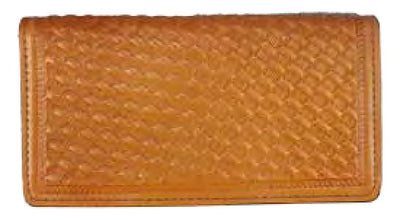 Leather WalletTAN STITCHED BASKETWEAVE ROPER'S WALLET - Saddle StyleCatalog 2019Coblentz LeatherSaving Shepherd
