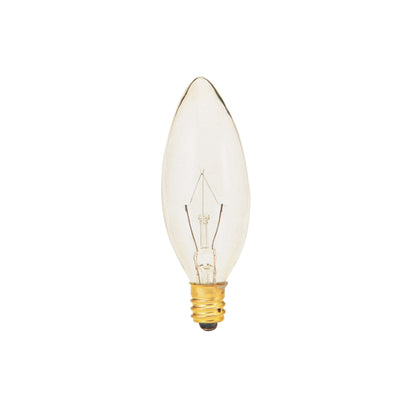 Light BulbsClear Torpedo Candelabra Bulbs | Pack of 25, 4 WattagesBase: E12Category: Light BulbsSaving Shepherd