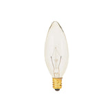 Light BulbsClear Torpedo Candelabra Bulbs | Pack of 25, 4 WattagesBase: E12Category: Light BulbsSaving Shepherd