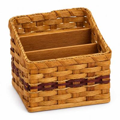 Mail OrganizerLetter Holder | Amish Handwoven WoodAmerican-HandcraftedAmish-HandwovenSaving Shepherd