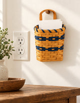 Mail OrganizerSmall Mail Basket | Handwoven by Amish ArtisansAmerican-HandcraftedAmish-HandwovenSaving Shepherd