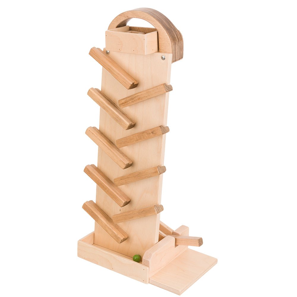 Spring Marble Launcher Examples Marble Toy Interactive Marble Launcher – STEM Play for Kids and Special ...