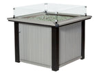 Outdoor Furniture3 PIECE KENSINGTON FIRE PIT SET - 35"sq Fire Table & 2 Adirondack ChairsAdirondackcampfireSaving Shepherd