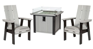 Outdoor Furniture3 PIECE KENSINGTON FIRE PIT SET - 35