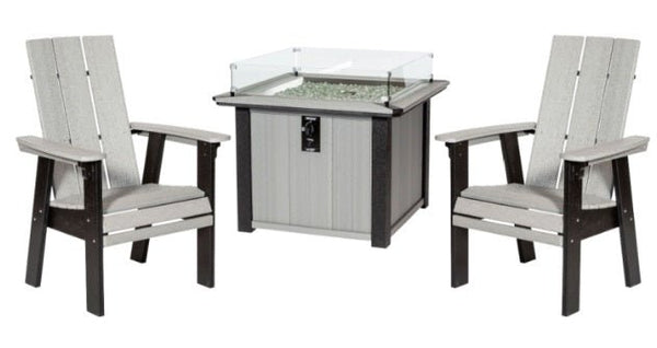 Outdoor Furniture3 PIECE KENSINGTON FIRE PIT SET - 35