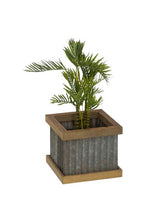 Planter BoxCrimped Tin Planter Boxes with Wooden Accents | USA HandcraftedhandmadeSaving Shepherd