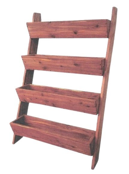 leaning plant pots LEANING VERTICAL PATIO PLANTER