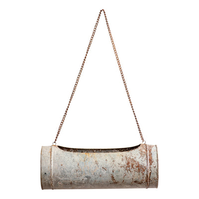 PlantersRustic Hanging Metal Planter with ChainCategory: PlantersFinish: Aged PatinaSaving Shepherd