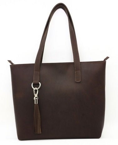 PurseZIPPERED TOTE BAG - Amish Handmade Leather Handbagbagcrossbody bagSaving Shepherd