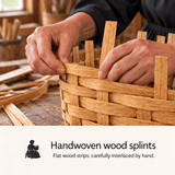 Recipe Card BasketRecipe Card Basket with Wooden Lid | Amish HandwovenAmish-HandwovenbasketsSaving Shepherd