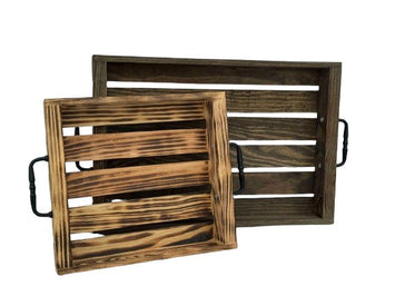 Serving TrayWood Serving Tray with Handles – Amish HandmadezookSaving Shepherd