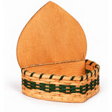Sewing BasketHeart-Shaped Sewing Basket | Handwoven by Amish ArtisansAmerican-HandcraftedAmish-HandwovenSaving Shepherd