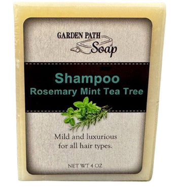 ShampooROSEMARY MINT TEA TREE SHAMPOO - Scalp Soothing & Clarifying Hair Bar Soapbar soapgeneral healthSaving Shepherd