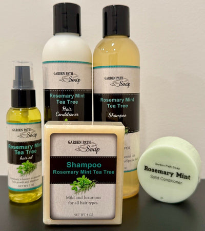 ShampooROSEMARY MINT TEA TREE SHAMPOO - Scalp Soothing & Clarifying Hair Bar Soapbar soapgeneral healthSaving Shepherd