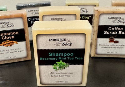 ShampooROSEMARY MINT TEA TREE SHAMPOO - Scalp Soothing & Clarifying Hair Bar Soapbar soapgeneral healthSaving Shepherd