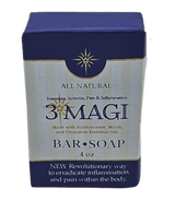 Soap3 MAGI BAR SOAP - Frankincense Myrrh & Cinnamon Essential OilsACEbar soapSaving Shepherd