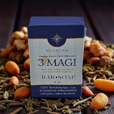 Soap3 MAGI BAR SOAP - Frankincense Myrrh & Cinnamon Essential OilsACEbar soapSaving Shepherd