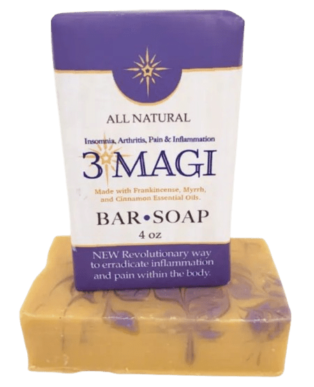 Soap3 MAGI BAR SOAP - Frankincense Myrrh & Cinnamon Essential OilsACEbar soapSaving Shepherd