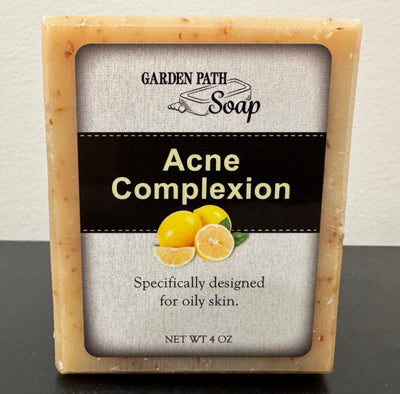 SoapACNE COMPLEXION BAR SOAP - Clarifying Oatmeal Wheat Germ Lemongrassacnebar soapSaving Shepherd