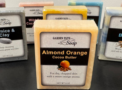 SoapALMOND ORANGE BAR SOAP - Amish Handcrafted with Cocoa Butterbar soapcocoa butterSaving Shepherd