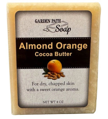 SoapALMOND ORANGE BAR SOAP - Amish Handcrafted with Cocoa Butterbar soapcocoa butterSaving Shepherd