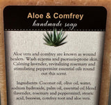 SoapALOE & COMFREY BAR SOAP - Amish Handcrafted Calming Lavender Rosemary & Peppermintaloealoe veraSaving Shepherd