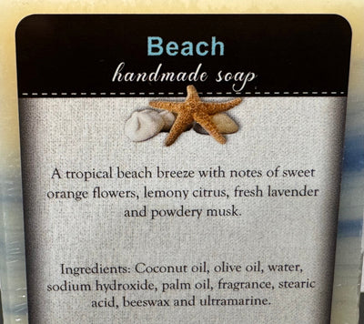 SoapBEACH BAR SOAP - Amish Handcrafted Fresh, Clean & All - Naturalbar soaphand soapSaving Shepherd