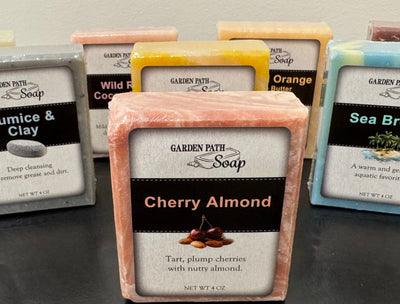 SoapCHERRY ALMOND BAR SOAP - All Natural Blend of Summer Cherries & Nutsbar soapcherriesSaving Shepherd