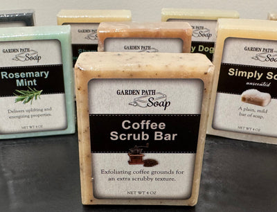 SoapCOFFEE SCRUB BAR SOAP - Amish Handcrafted Exfoliating, Energizing & All - Naturalbar soapcoffeeSaving Shepherd