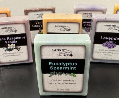 SoapEUCALYPTUS SPEARMINT BAR SOAP - Amish Handcrafted Refreshing, Invigorating & All - Naturalbar soapeucalyptusSaving Shepherd