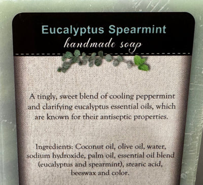 SoapEUCALYPTUS SPEARMINT BAR SOAP - Amish Handcrafted Refreshing, Invigorating & All - Naturalbar soapeucalyptusSaving Shepherd