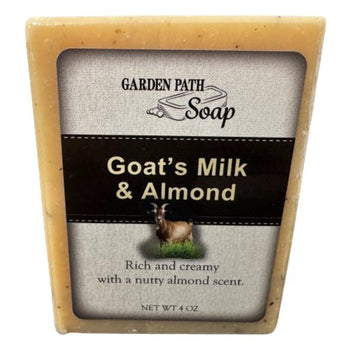 SoapGOAT'S MILK ALMOND BAR SOAP - Amish Handcrafted, Creamy, Nourishing & All - NaturalAlmondbar soapSaving Shepherd