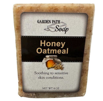 SoapHONEY OATMEAL BAR SOAP - Amish Handcrafted Soothing, Moisturizing & All - Naturalbar soaphand soapSaving Shepherd