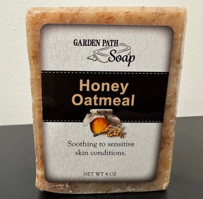 SoapHONEY OATMEAL BAR SOAP - Amish Handcrafted Soothing, Moisturizing & All - Naturalbar soaphand soapSaving Shepherd