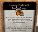SoapHONEY OATMEAL BAR SOAP - Amish Handcrafted Soothing, Moisturizing & All - Naturalbar soaphand soapSaving Shepherd