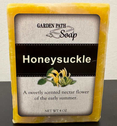 SoapHONEYSUCKLE BAR SOAP - All Natural Sweet Floral Scentbar soaphand soapSaving Shepherd