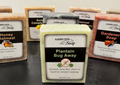 SoapPLANTAIN BUG AWAY BAR SOAP - Amish Handcrafted Herbal Protective & All - Naturalbar soapcitrusSaving Shepherd