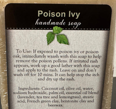 SoapPOISON IVY BAR SOAP - Amish Handcrafted Lavender Tea Tree & Lemongrassbar soapcampingSaving Shepherd