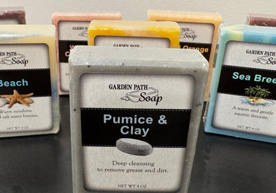 SoapPUMICE & CLAY BAR SOAP - Amish Handcrafted All Natural Deep Cleaningbar soaphand soapSaving Shepherd