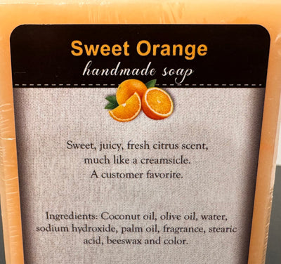 SoapSWEET ORANGE BAR SOAP - Amish Handcrafted Juicy Creamsicle Sweetbar soapcitrusSaving Shepherd