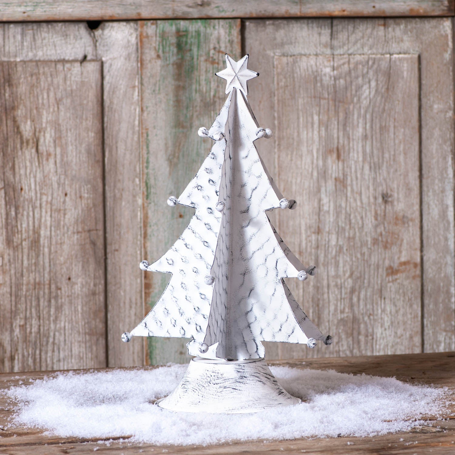 14-Inch Primitive Tabletop Christmas Tree | Handcrafted – Saving