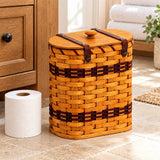Toilet Paper Holder4 Roll Toilet Paper Basket | Amish HandwovenAmerican-HandcraftedAmish-HandwovenSaving Shepherd