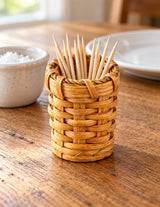 Toothpick HolderMiniature Toothpick Holder | Amish Handwoven WoodAmerican-HandcraftedAmish-HandwovenSaving Shepherd