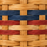 Troy Acres flag weaving color reference, flat wood splints