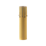 4-Inch Candelabra Socket Sleeve in Ecru Tan