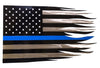 Wall Hangings, MirrorsTHIN BLUE LINE METAL AMERICAN FLAG - Law Enforcement Police Tribute USASaving Shepherd