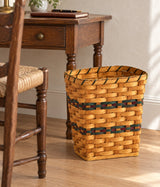 WastebasketMedium Wood-Splint Wastebasket | Amish MadeAmerican-HandcraftedAmish-HandwovenSaving Shepherd