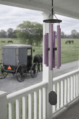 Wind ChimeMORNING GLORY WIND CHIME ~ Amethyst 36 inch Amish Handmade in USAchimeoutdoorSaving Shepherd