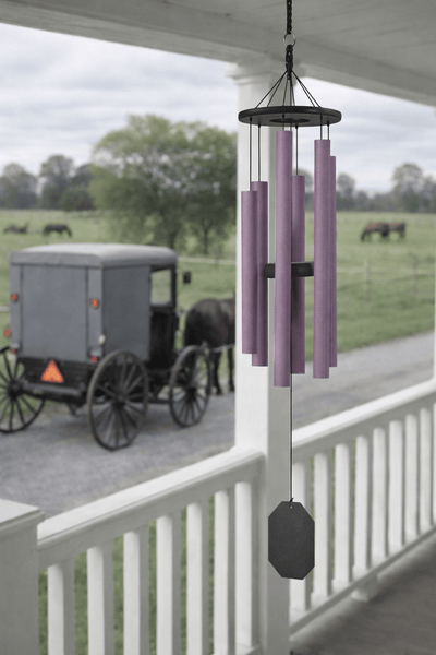 Wind ChimeMORNING GLORY WIND CHIME ~ Amethyst 36 inch Amish Handmade in USAchimeoutdoorSaving Shepherd